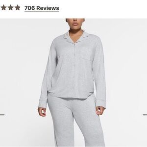 SKIMS NWT Buttery Soft Long Sleeve Shirt Only